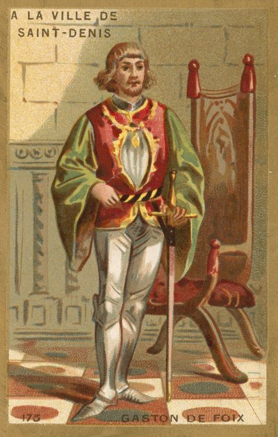 Gaston de Foix, Nemours Dükü, Fransız askeri by French School