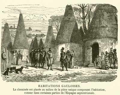 Galya evleri (gravür) by French School