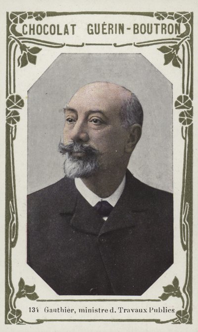 Bayındırlık Bakanı Gauthier (renkli fotoğraf) by French School