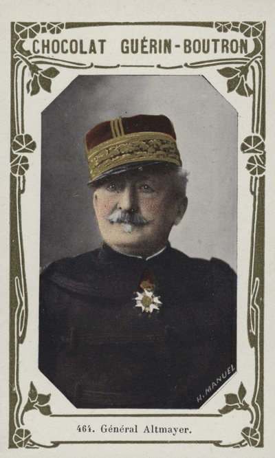General Altmayer (renkli fotoğraf) by French School