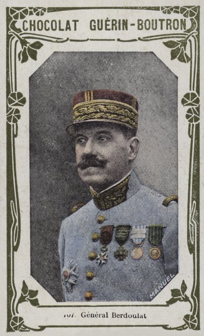 General Berdoulat (renkli fotoğraf) by French School