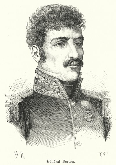 General Berton (gravür) by French School