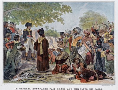 General Bonaparte, Kahire isyanları sayesinde yaptı - “Victoires et Conquêtes des Armees Francaises”, Paris, n.d. 19. yüzyıl. by French School