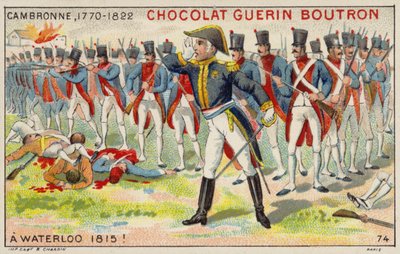 General Cambronne, Waterloo Savaşı'nda by French School