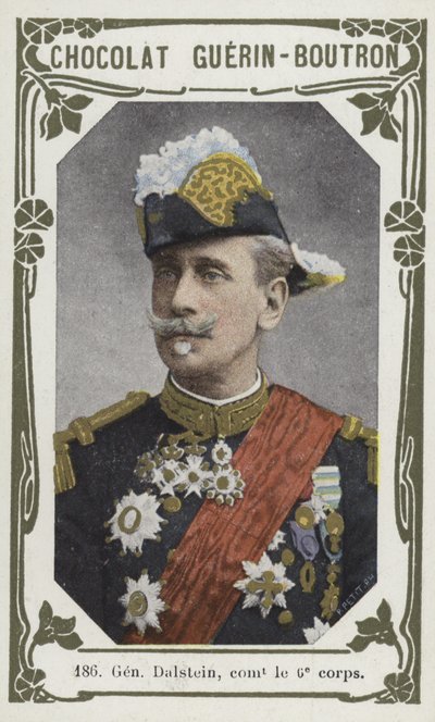 General Dalstein, komutan le 6e kolordu (renkli fotoğraf) by French School