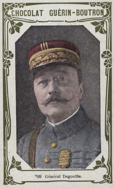 General Degoutte (renkli fotoğraf) by French School