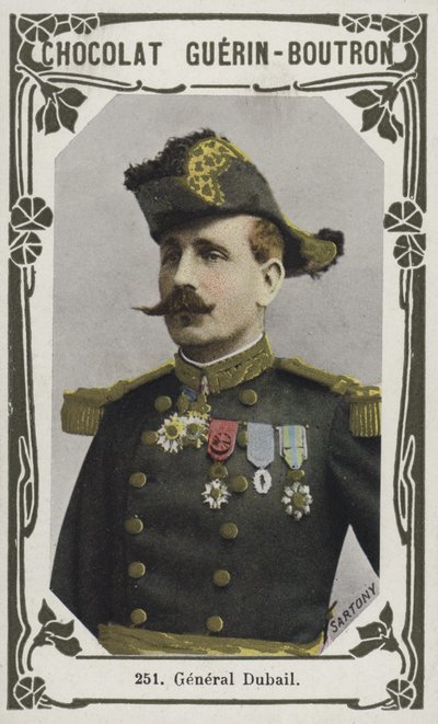 General Dubail (renkli fotoğraf) by French School