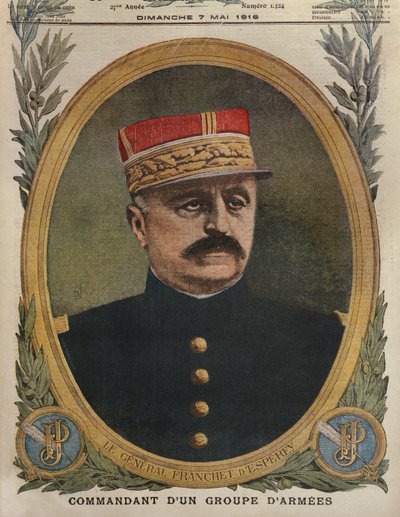 Bir Ordu grubunun komutanı General Franchet dEsperey, Le Petit Journal