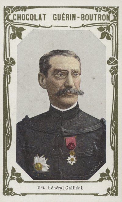General Gallieni (renkli fotoğraf) by French School