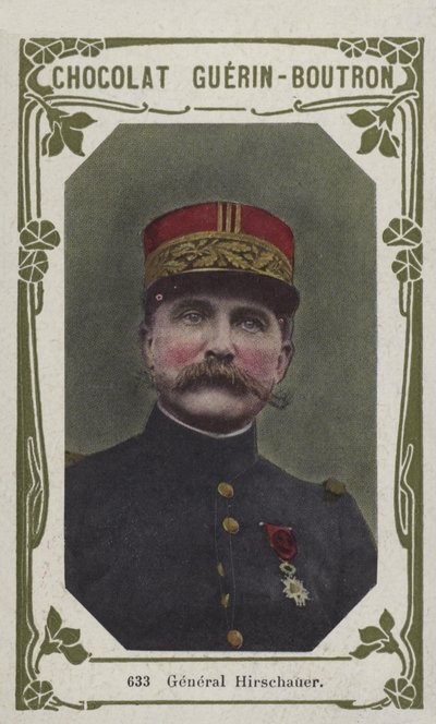 General Hirschauer (renkli fotoğraf) by French School