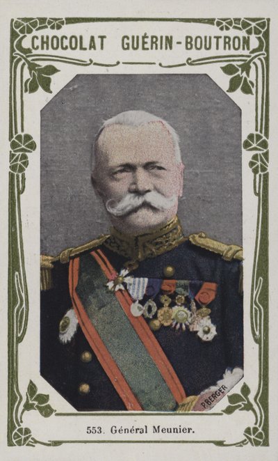 General Meunier (renkli fotoğraf) by French School