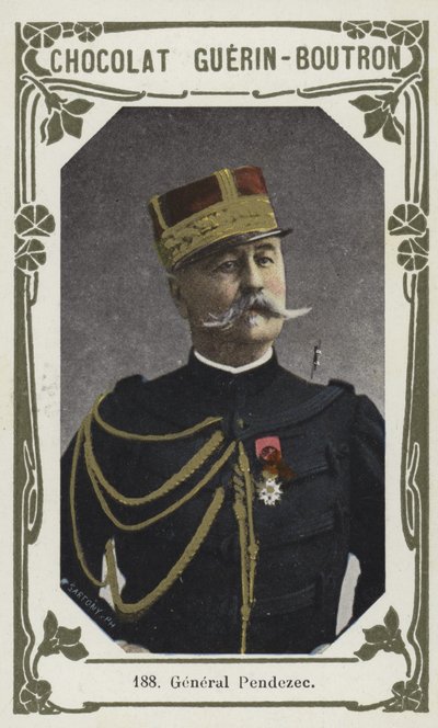 General Pendezec (renkli fotoğraf) by French School