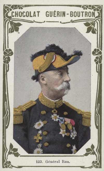 General Rau (renkli fotoğraf) by French School