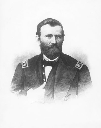 General Ulysses S. Grant (gravür) by French School