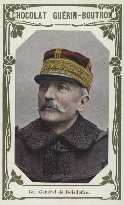 General de Boisdeffre (renkli fotoğraf) by French School