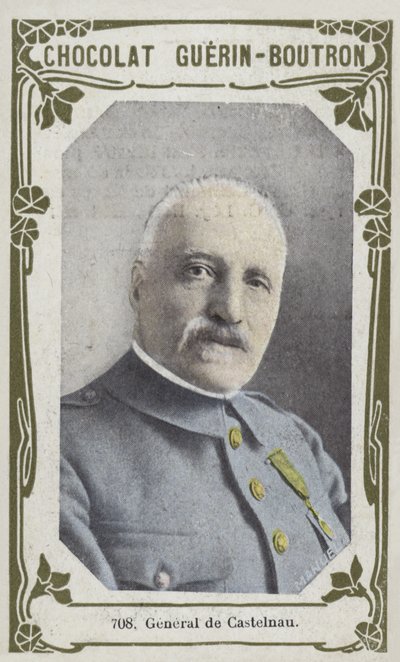 General de Castelnau (renkli fotoğraf) by French School