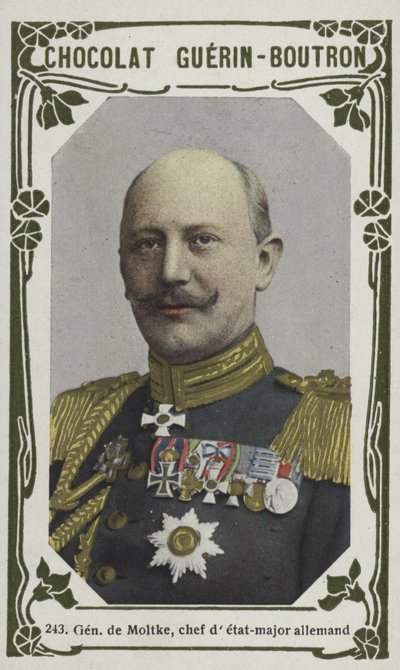 General de Moltke, Alman Genelkurmay Başkanı (renkli fotoğraf) by French School