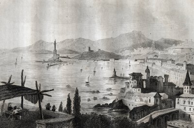 Genova - Genler - Cenova - M. de Norvins, Ch. Nodier 1834-1836. by French School