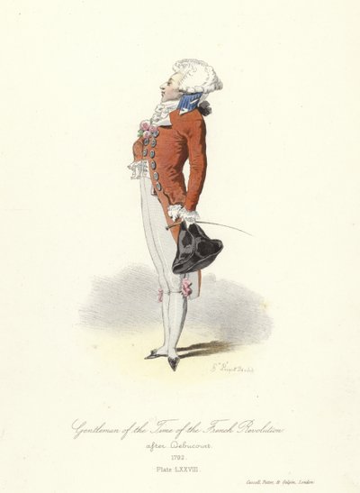 Fransız Devrimi zamanının beyefendisi by French School