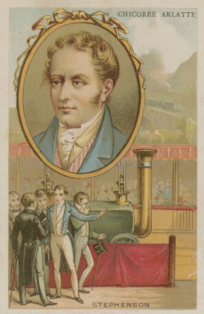George Stephenson, İngiliz mühendis by French School