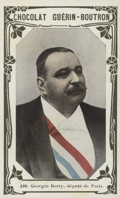 Georges Berry, Paris milletvekili (renkli fotoğraf) by French School