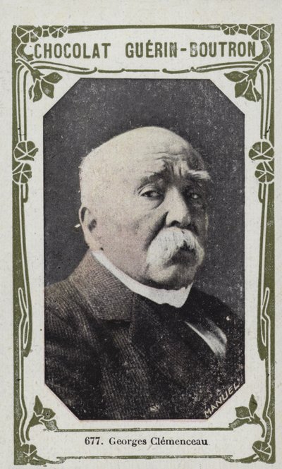 Georges Clemenceau (renkli fotoğraf) by French School