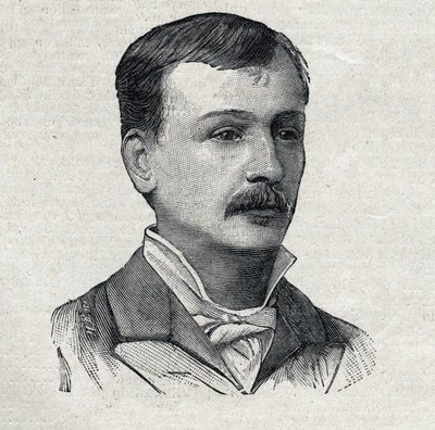 Georges Courteline, gerçek adı Georges Victor Marcel Moinaux (1858-1929), Fransız romancı ve oyun yazarı, " Le Petit Parisien”” by French School