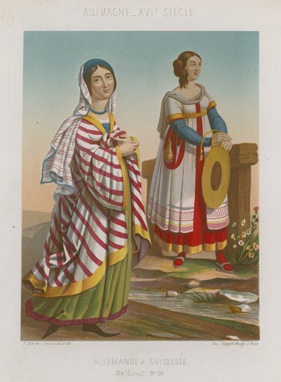 Alman ve İsviçreli kadınlar by French School