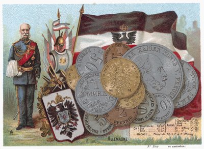 Alman para birimi by French School