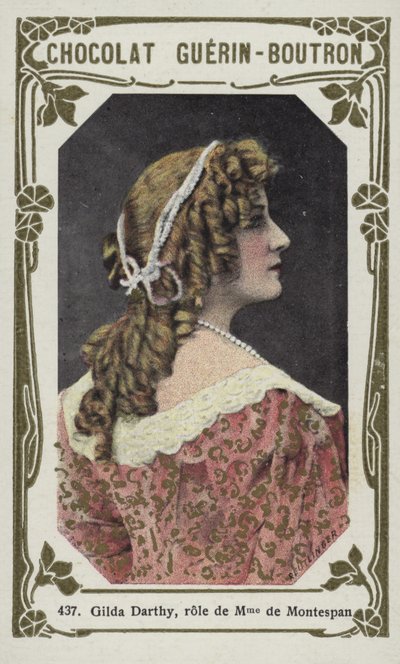 Gilda Darthy, Madame de Montespan rolü (renkli fotoğraf) by French School