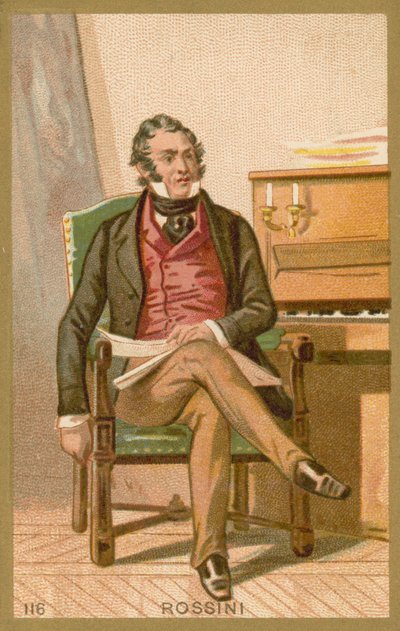 Gioachino Rossini, İtalyan besteci by French School
