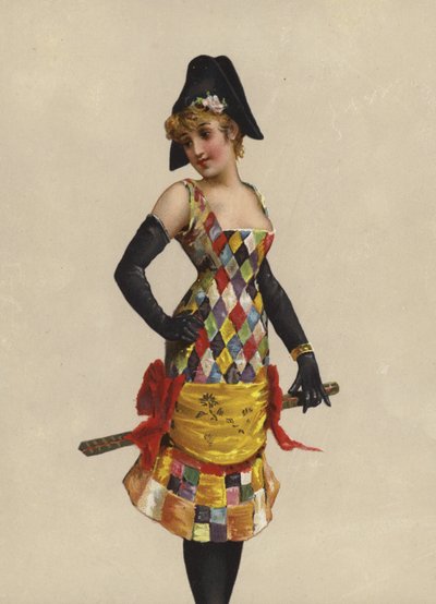 süslü elbiseli kız by French School