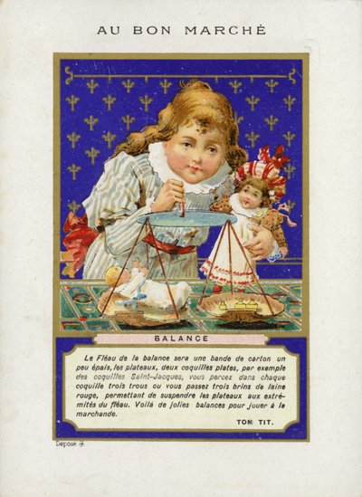 Terazi ile oynayan kız by French School