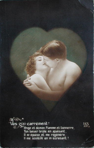 'Doğru Devam, Zizi', kartpostal by French School