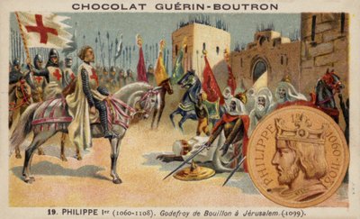 Godfrey of Bouillon, Kudüs'te by French School