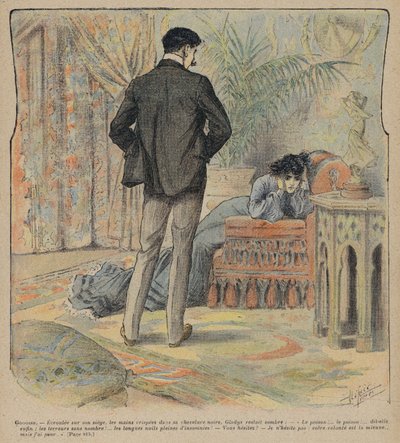 Max Villemer tarafından Gogosse (renkli taş baskı) by French School