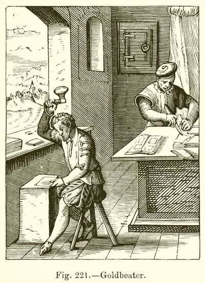 altın çırpıcı by French School