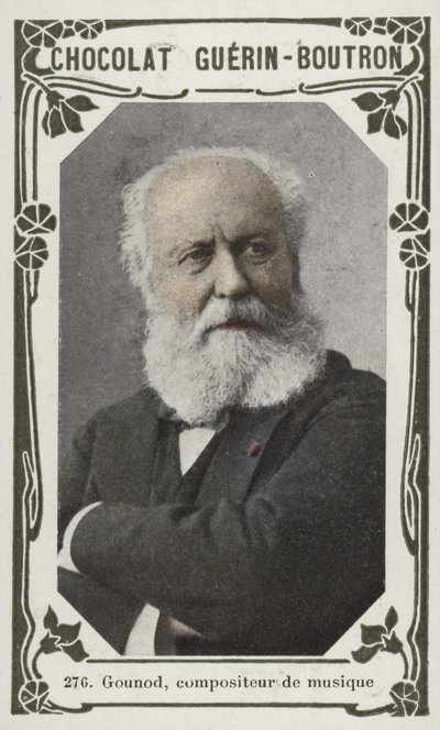Gounod, müzik bestecisi (renkli fotoğraf) by French School
