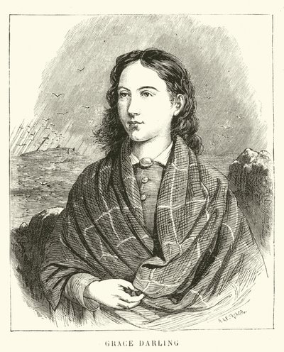 Grace Darling (gravür) by French School