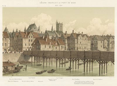 Grand Chatelet ve Pont de Bois, 1621-1645 by French School