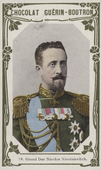 Grand Duc Nicolas Nicolaievitch (renkli fotoğraf) by French School