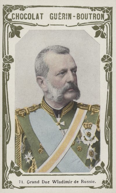 Rusya Grandük Wladimir (renkli fotoğraf) by French School