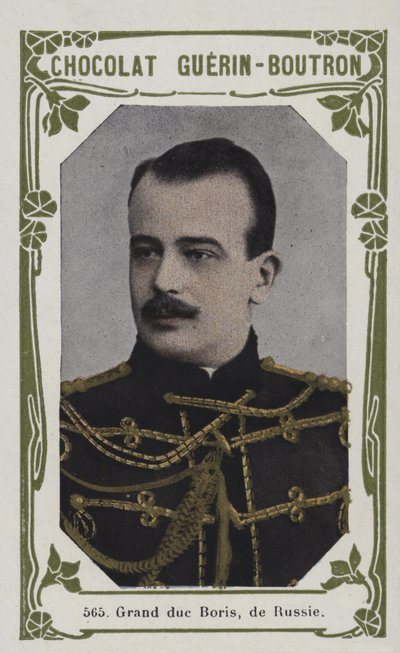 Rusya Büyük Dükü Boris (renkli fotoğraf) by French School
