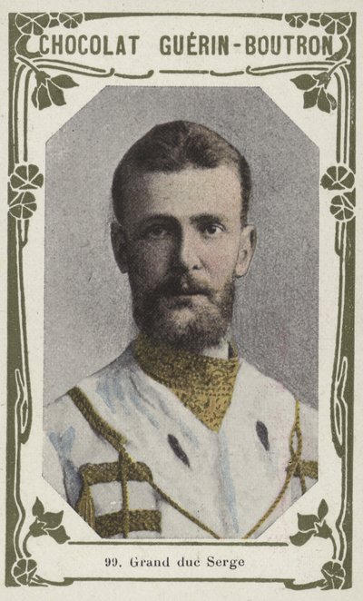 Grand duc Serge (renkli fotoğraf) by French School