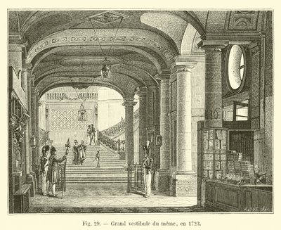 1723 yılında aynı büyük antre by French School