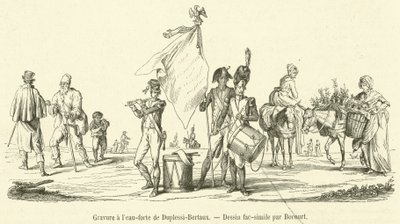 Duplessi-Bertaux tarafından gravür (gravür) by French School