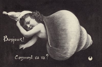 Tebrik kartı (lito) by French School
