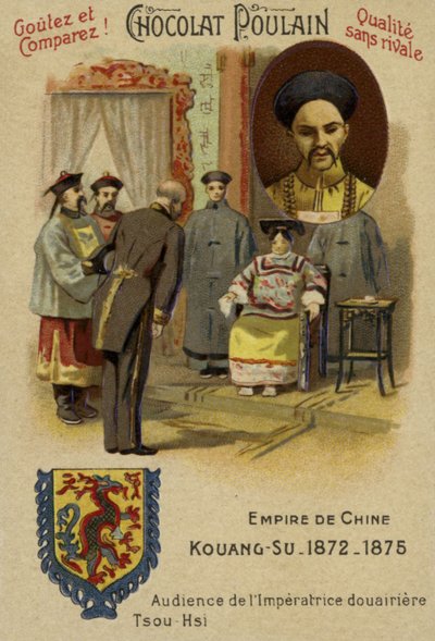 Guangxu Çin İmparatoru by French School