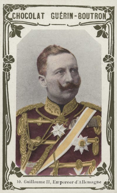 Wilhelm II, Almanya İmparatoru (renkli fotoğraf) by French School