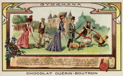 Gymkhana (kromolitho) by French School